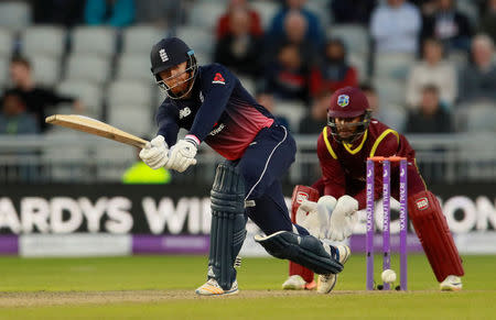 Cricket - England vs West Indies - First One Day International - Emirates Old Trafford, Manchester, Britain - September 19, 2017 England's Jonny Bairstow in action Action Images via Reuters/Jason Cairnduff