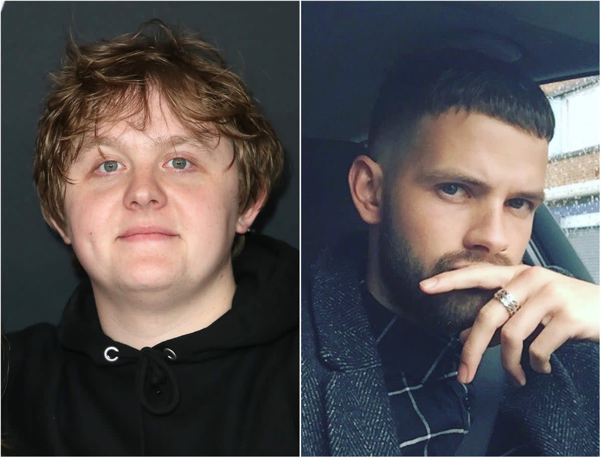 Lewis Capaldi (left) and Tom Mann (Getty Images/Instagram)