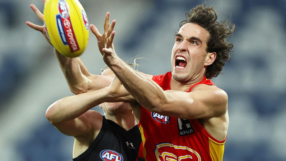 Gold Coast's Ben King has been heavily linked to trades to St Kilda or Essendon, despite still being contracted to the Suns. (Photo by Robert Cianflone/Getty Images)