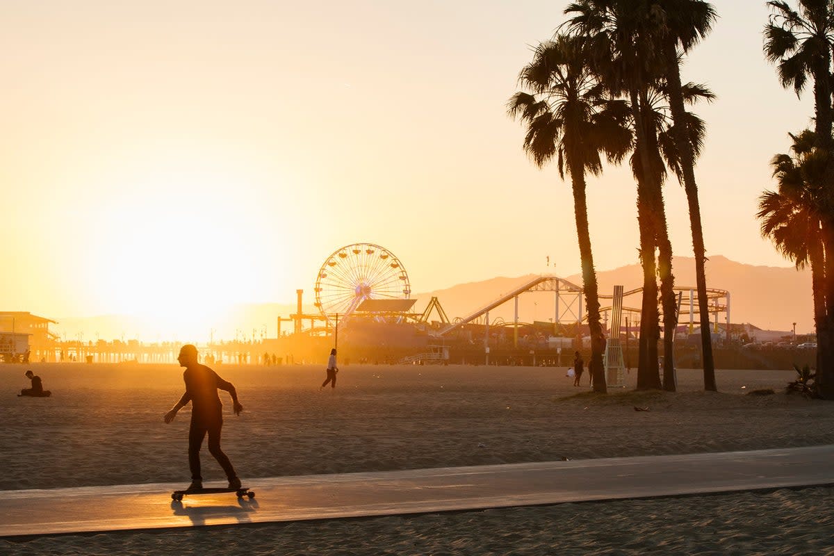 The beachfront mini-city of Santa Monica, California (Santa Monica Travel and Tourism)