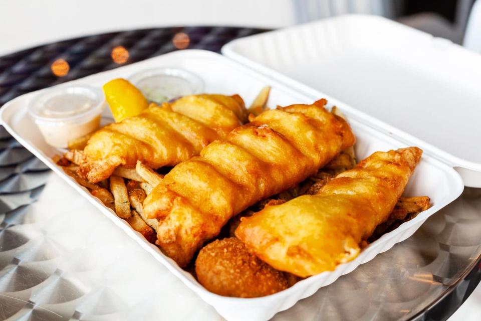 It might not get any fresher than a fish and chip from Kyler's Catch Seafood Market and Kitchen.