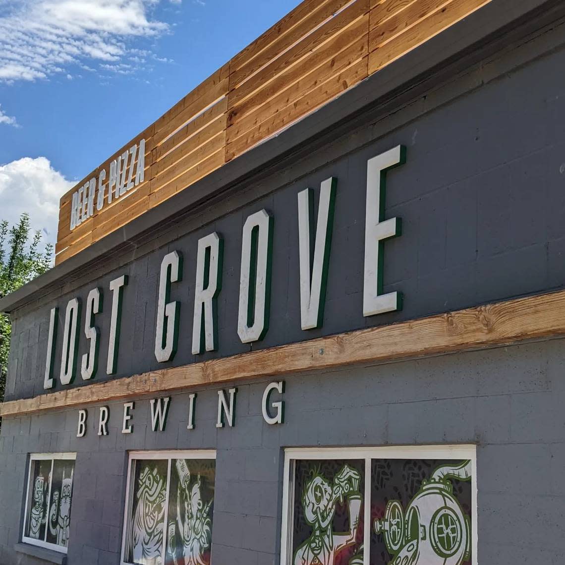 Lost Grove Brewing opened in 2017 in the Lusk District near Boise State University.