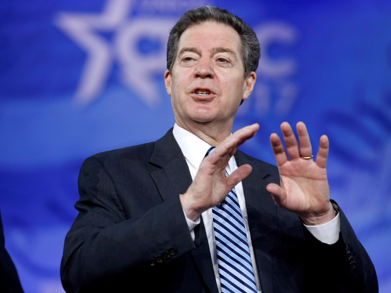 Republican Governor Sam Brownback of Kansas, speaks during the Conservative Political Action Conference (CPAC) in National Harbor, Maryland, U.S., February 23, 2017.</p>
<p>  REUTERS/Joshua Roberts