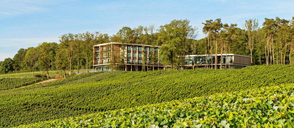 Conçu par Sanjit Manku et Patrick Jouin, Loisium vient renforcer l'offre hôtellière haut de gamme en Champagne.  - Credit:Nicolas MATHEUS