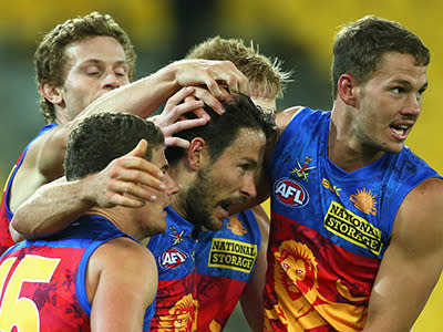 Brisbane Lions earn their first win of the season, against St Kilda in New Zealand