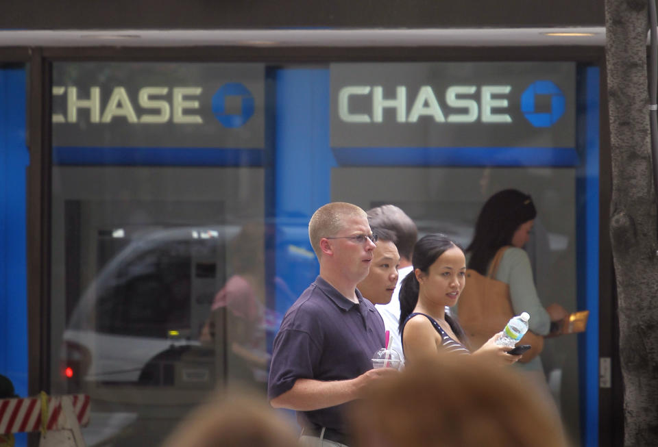 Oficina del banco JPMorgan Chase en Chicago.  (Foto: Scott Olson/Getty Images)