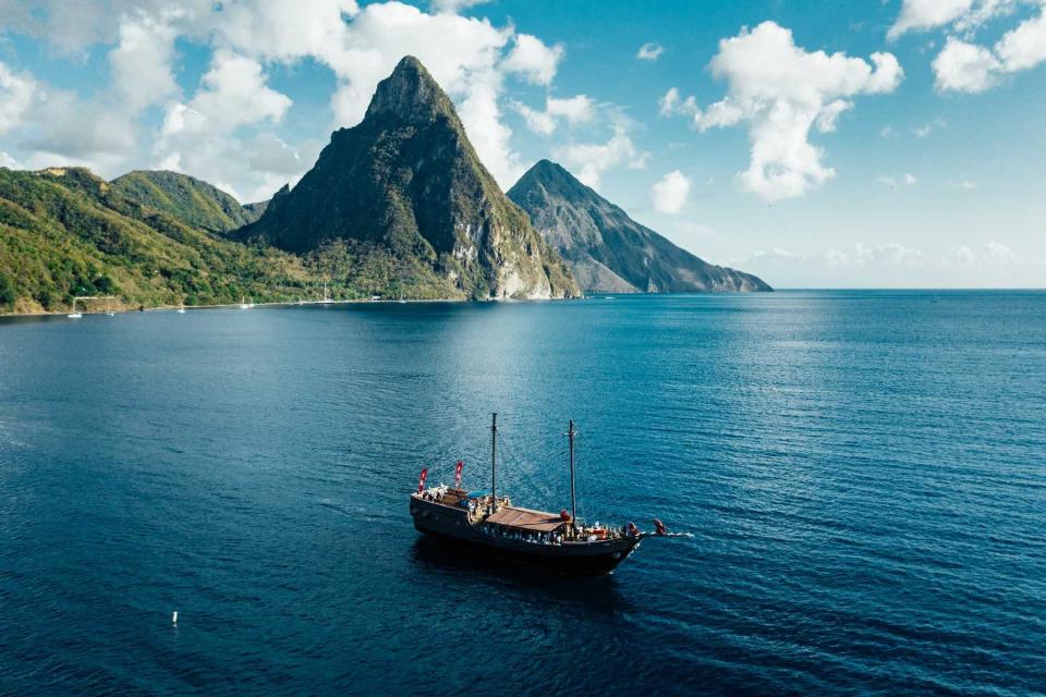 St Lucia, in the Caribbean