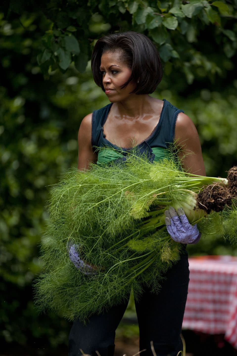 ...Which also gives President access to fresh vegetables.