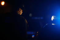 <p>A Florida Highway Patrol officer stands guard following a mass shooting at the Pulse gay nightclub in Orlando Florida, June 13, 2016. (REUTERS/Carlo Allegri) </p>