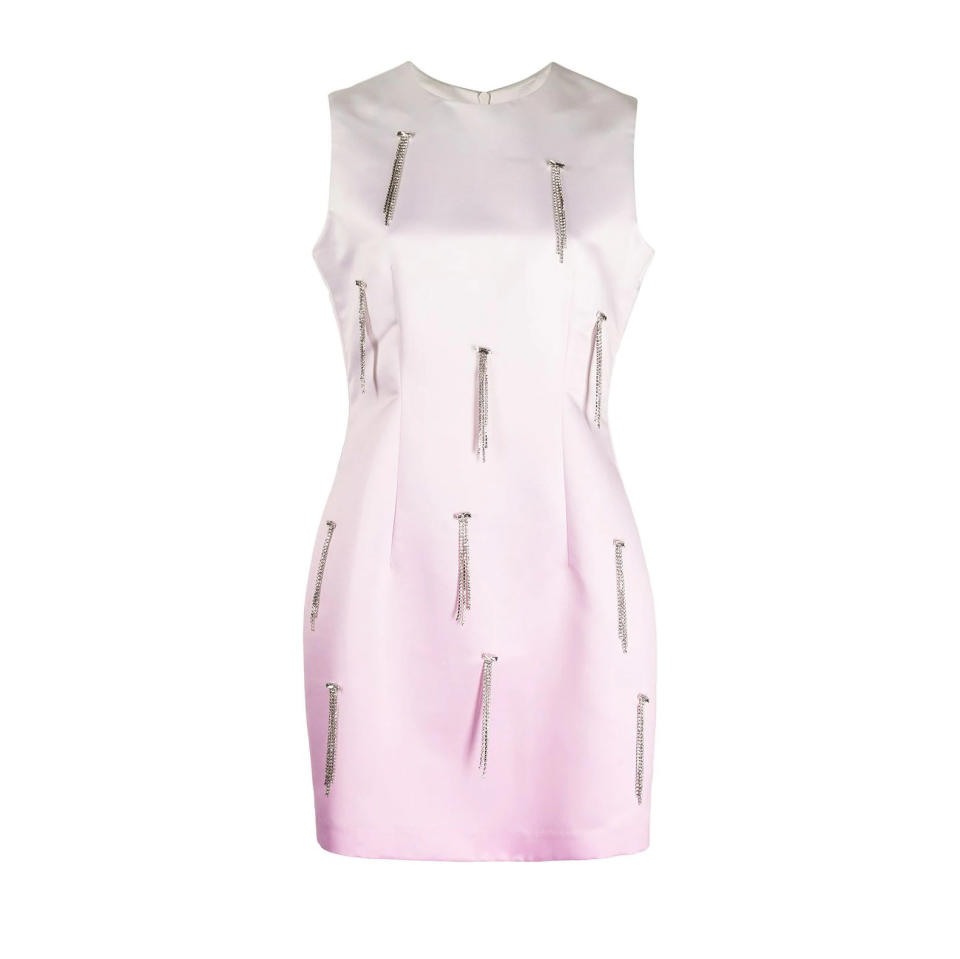 Cynthia Rowley Crystal-Embellished Fitted Dress