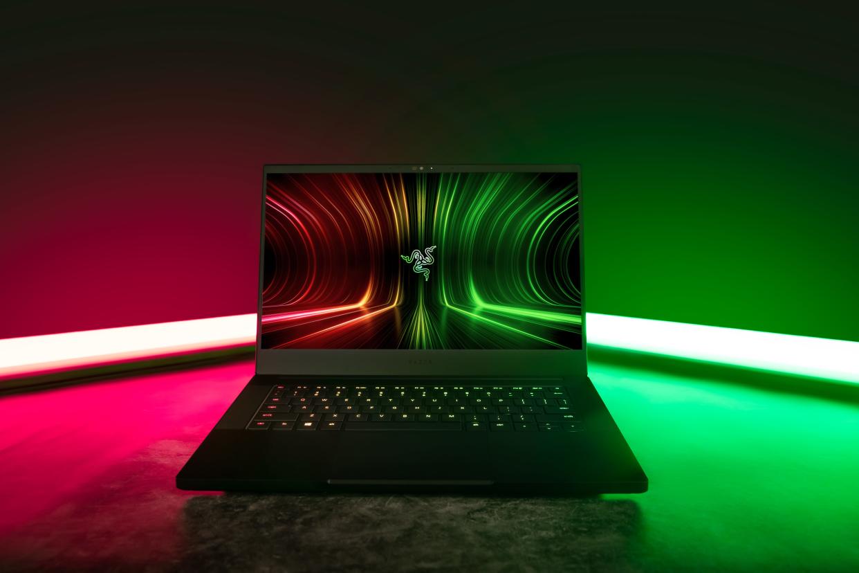 The Razer Blade 14, available to order now starting at $1,799 on razer.com, comes with the newest AMD CPU and NVIDIA graphics processors. It is only 0.66 inches thin and weighs less than four pounds