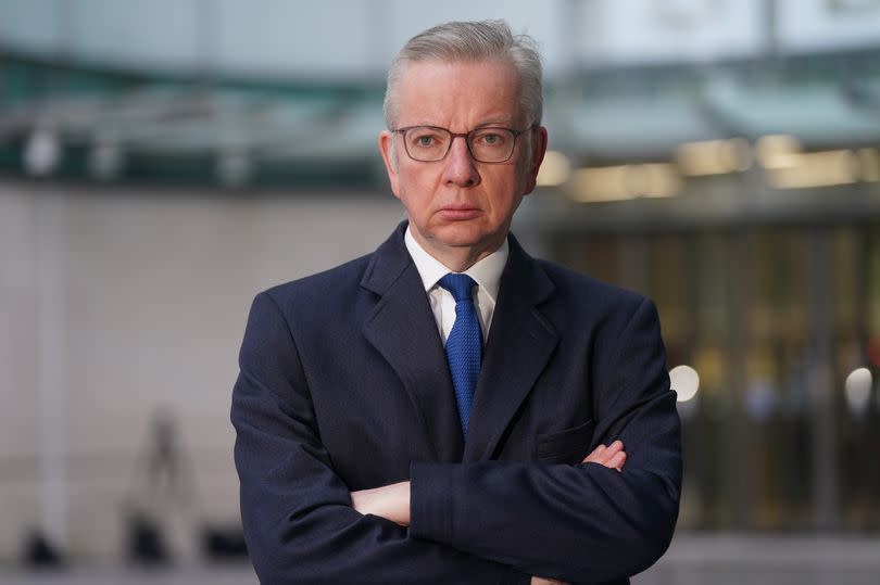 Housing Secretary Michael Gove said his aim is for the s21 ban to come in in this Parliament (Lucy North/PA)