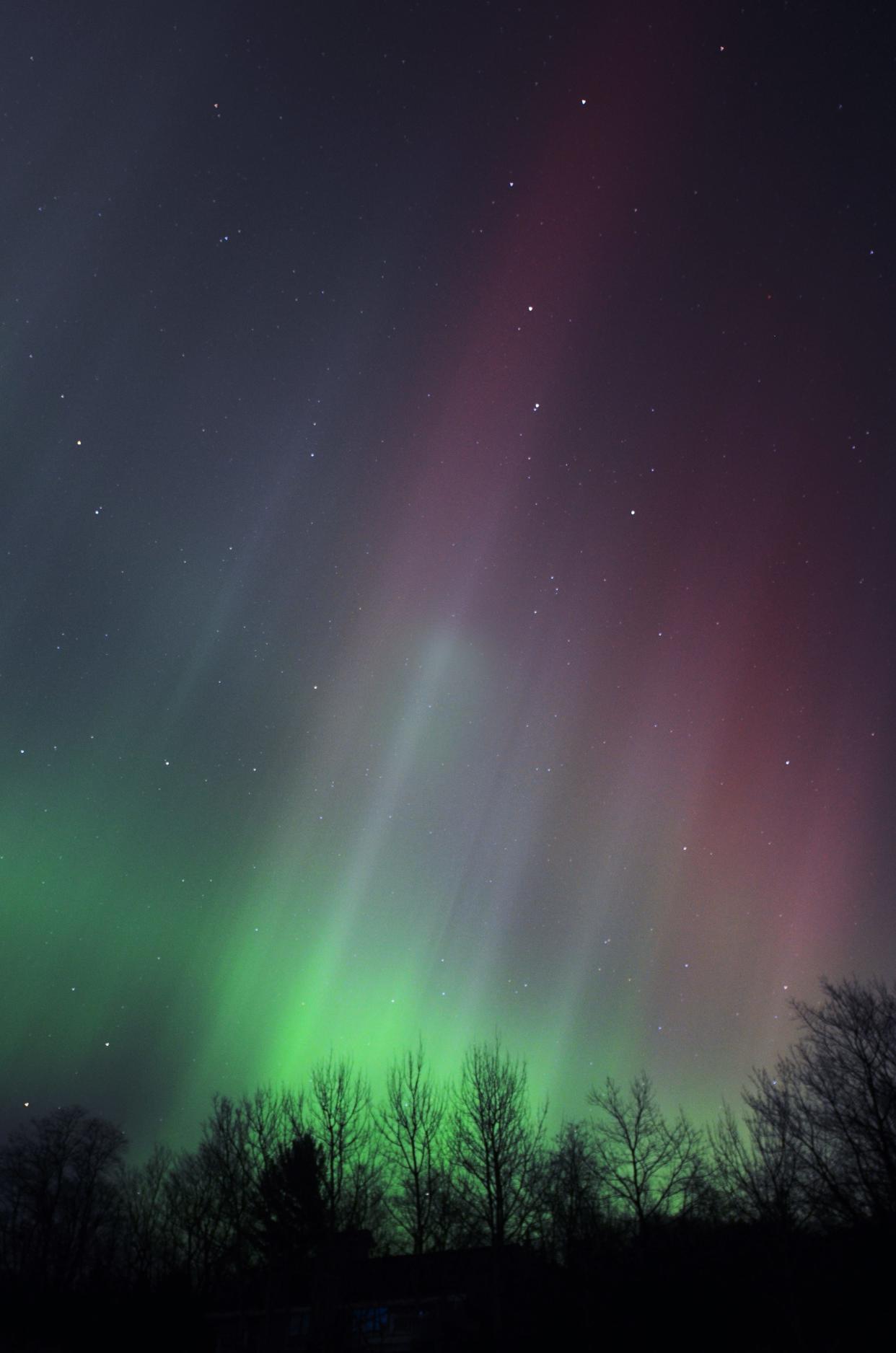 Northern lights might have been visible Sunday night in 30 states.