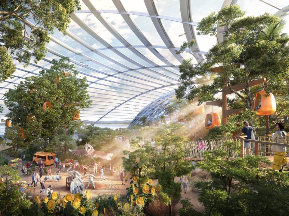 An interior image of the proposed Eden Project North project (Eden Project)