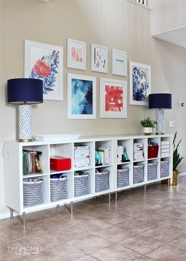 shoe storage ideas cubby baskets