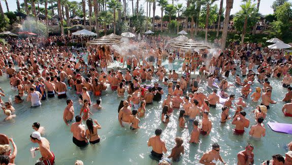 Pool party the Hard Rock Hotel & Casino in Las Vegas.