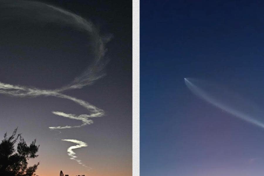 ¡Por fin! Así se ve el lanzamiento de Space X desde cielos de Tijuana 