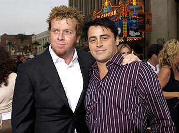 McG and Matt LeBlanc at the LA premiere of Columbia's Charlie's Angels: Full Throttle