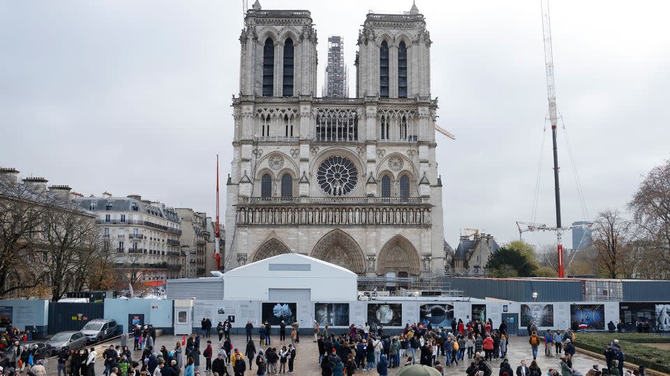 Notre Dame is due to reopen to the public at the end of 2024. - Ludovic Marin/AFP/Getty Images