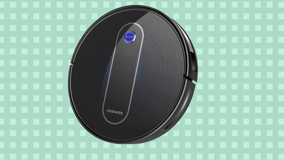 Save nearly 50 percent on the Deenkee Robot Vacuum Cleaner. (Photo: Amazon)