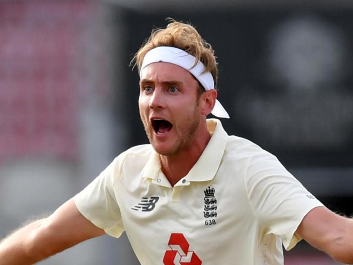 Broad has been fined for breaking the code: POOL/AFP