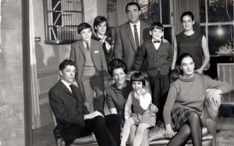 The Maxwell clan, 1961 - Credit: Rex Features&nbsp;