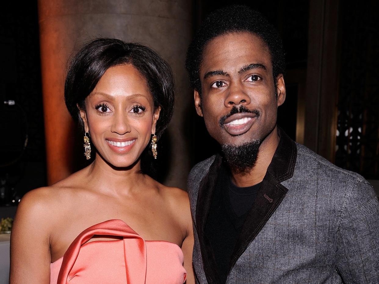 Malaak Compton-Rock and Chris Rock attend the 2nd annual Steve Harvey Foundation Gala at Cipriani, Wall Street on April 4, 2011 in New York City