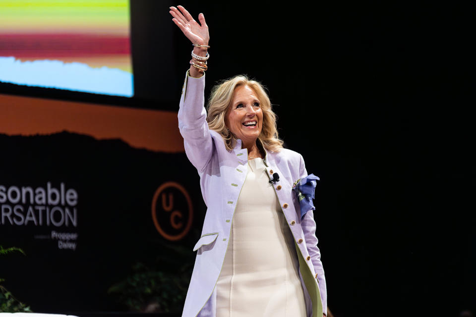 Jill Biden at A Day of Unreasonable Conversation.