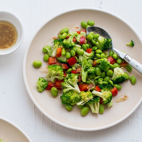 Broccoli and Edamame Salad with Soy Vinaigrette