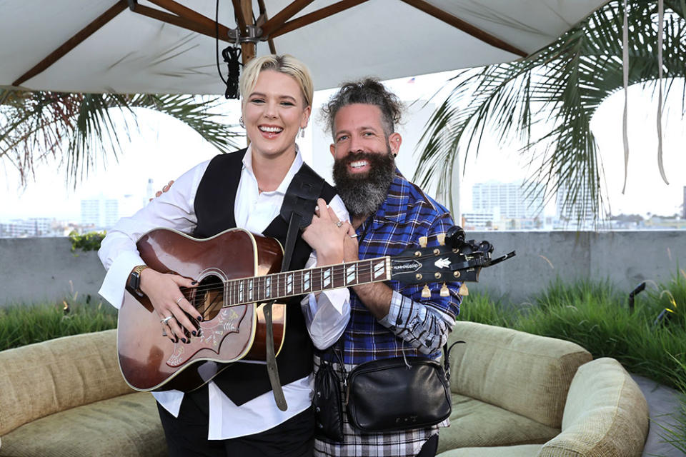 Betty Who and Elan Gale - Credit: Amy Sussman/Getty Images