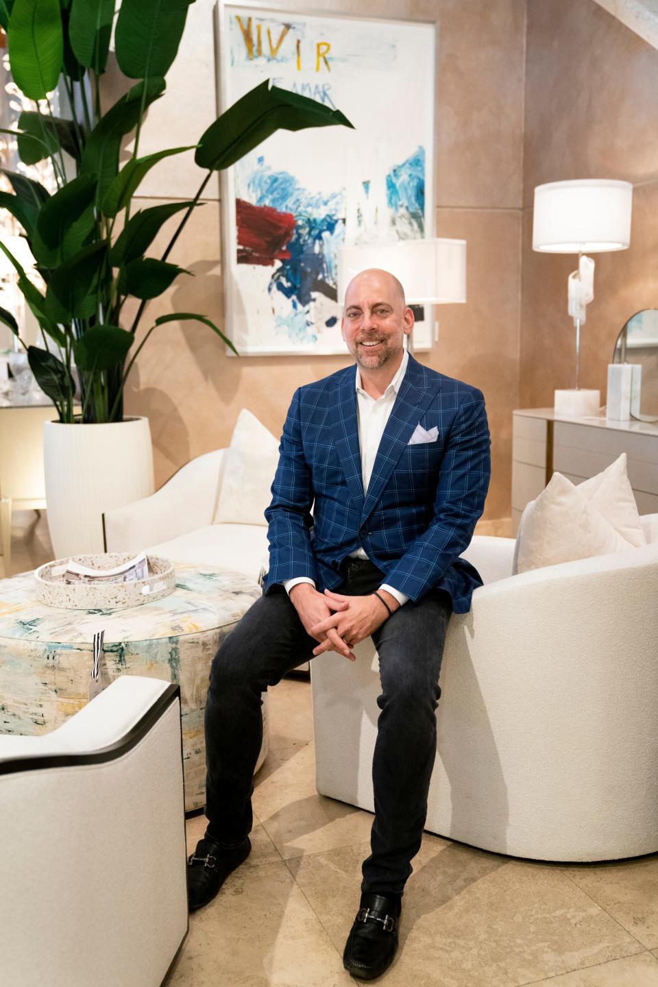 Daniel Lubner, CEO, poses for a portrait at Clive Daniel Home in Naples on Wednesday, January 27, 2021. 