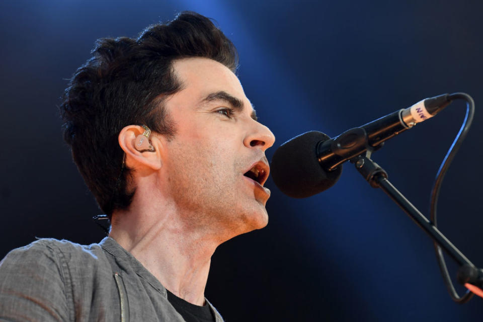 Kelly Jones has praised his son's courage after coming out as transgender, pictured in July 2019. (Getty Images)