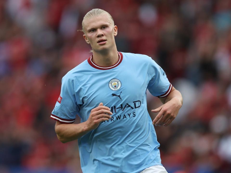 El delantero del Manchester City, Erling Haaland (Getty Images)