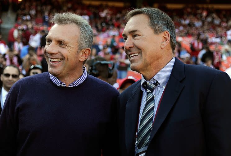 Joe Montana, Dwight Clark to address crowd at Levi's Stadium Sunday – KNBR