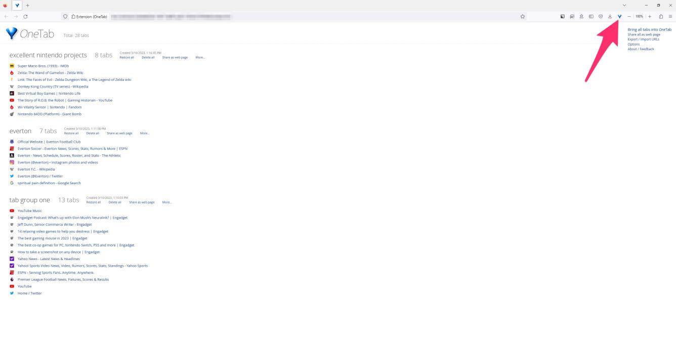 Move Your Open Tabs Into a List With the OneTab Google Chrome Extension and  Get Your Memory Back 