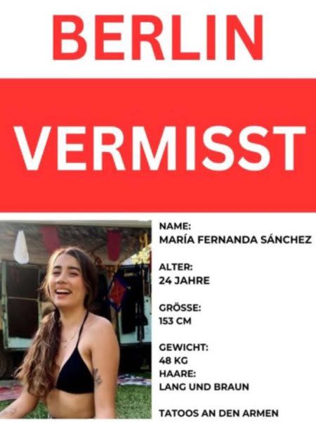 mexicana desaparecida Berlin Alemania