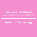 <p>This area's prospects are also due to the tech industry, as companies like eBay are headquartered here. 85% of new job growth in the area comes from companies that are less than 10 years old, which means the area is heavy on entrepreneurs. Due to the high rates of engineering and other tech opportunities in the area, San Jose households enjoy the highest rates of disposable income in the nation.</p> <p>Job Growth, 2010-2015: 20.76%</p>