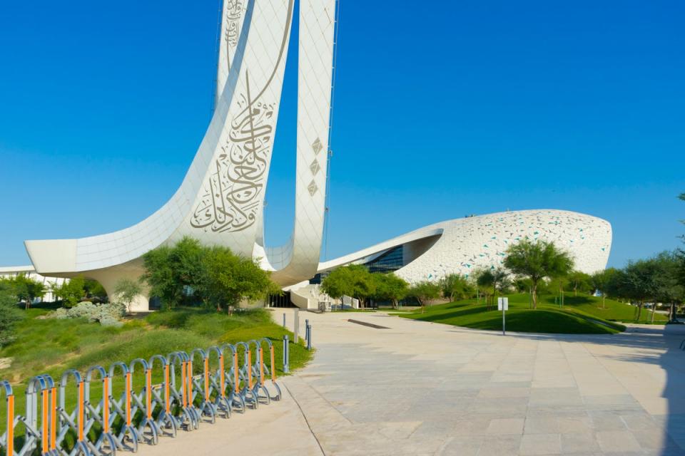 The modern design of Education City Mosque has been lauded (Getty)