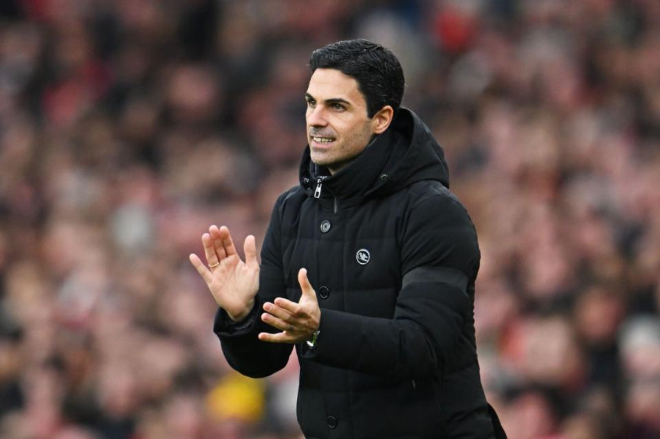 Arteta’s Arsenal side are in their worst run of form this season (Getty Images)