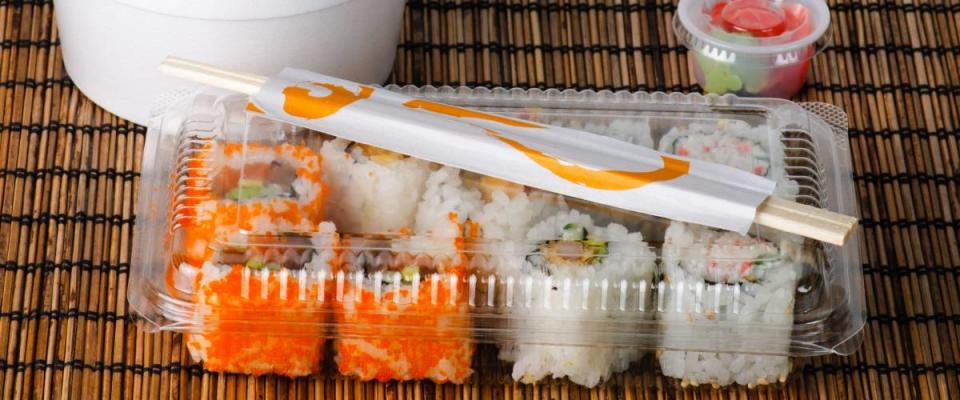 As if sushi wasn't expensive enough, you'll pay more for the container, too