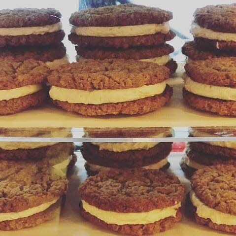 Trust General Store and Café's oatmeal cream pie is one of its most popular items, according to the baker and manager, Kim Murphy.