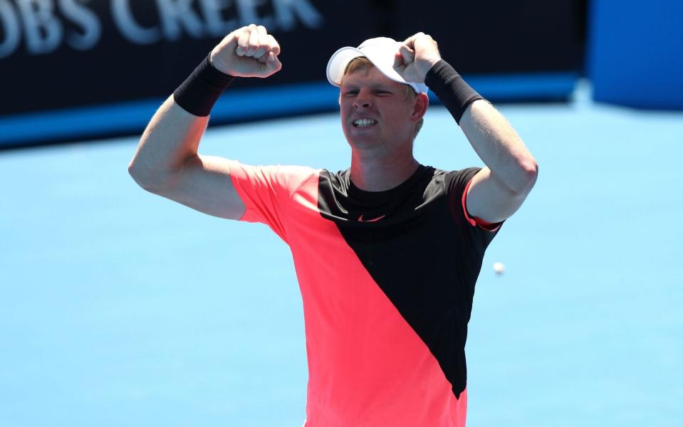 Kyle Edmund triumphed 7-6, 3-6, 4-6, 6-0, 7-5 over Nikoloz Basilashvili - Getty Images AsiaPac