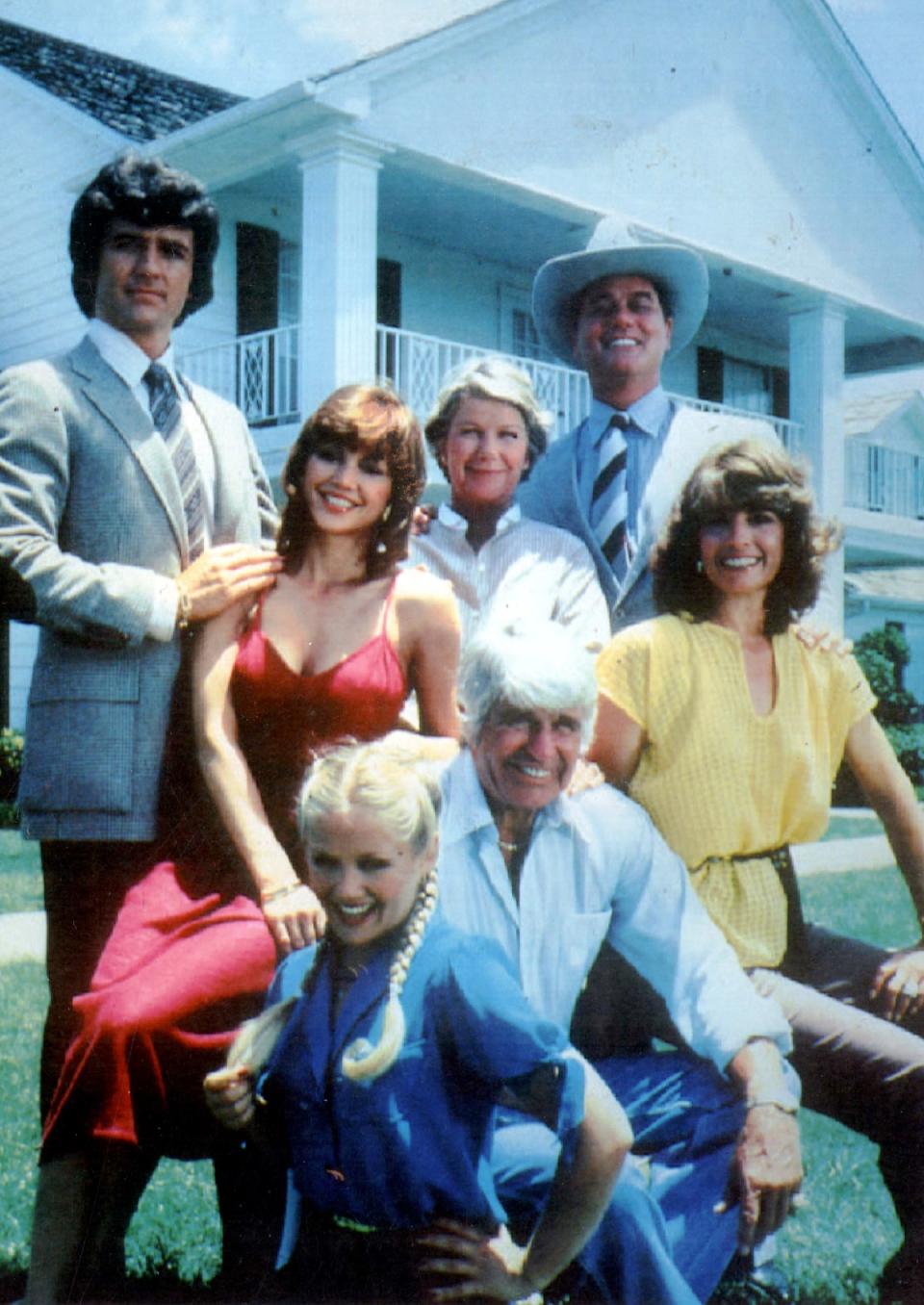 Patrick Duffy with the original cast of Dallas (Handout)