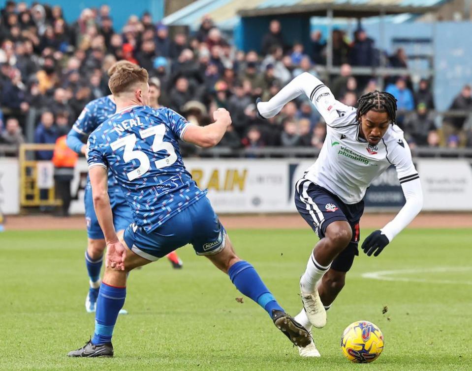 The Bolton News: Paris Maghoma made a real impression at Bolton, but unfortunately seems destined to move elsewhere in the summer