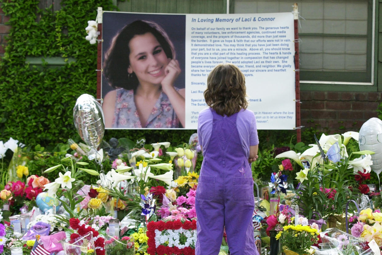 A memorial to Laci Peterson (Marcio Jose Sanchez / AP file)