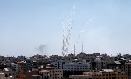 Gaza militants fire a barrage of rockets at Israel, drawing retaliatory air strikes and tank fire, as the territory's Islamist rulers Hamas seek more concessions from Israel as part of a fragile ceasefire
