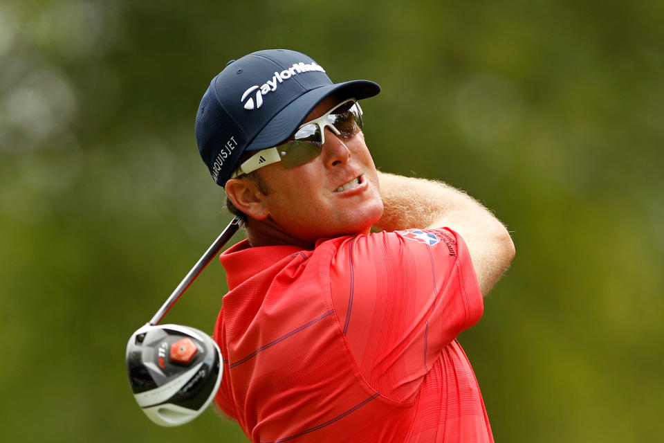 CHARLOTTE, NC - MAY 06: D.A. Points of the United States hits his tee shot on the fourth hole during the final round of the Wells Fargo Championship at the Quail Hollow Club on May 6, 2012 in Charlotte, North Carolina. (Photo by Streeter Lecka/Getty Images)