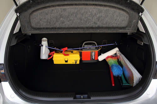 Empty the trunk to reduce drag on the vehicle.