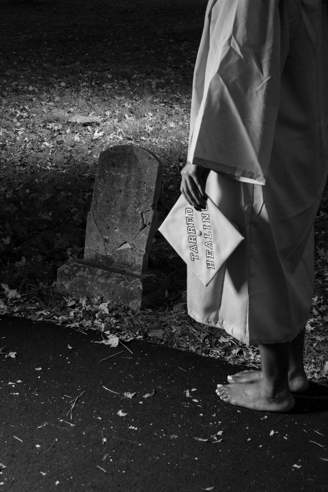 Old Chapel Hill Cemetery, located on the campus of The University of North Carolina at Chapel Hill, is a segregated cemetery. The Black side of the cemetery is the burial site of free and enslaved people. A fieldstone often marked enslaved Black people’s burials. According to the Town of Chapel Hill website, the Black side of the cemetery has been vandalized on several occasions. One incident described the Black side of the cemetery being used as parking for a football game in 1985 against Clemson. Resting in peace is a privilege some people do not get.