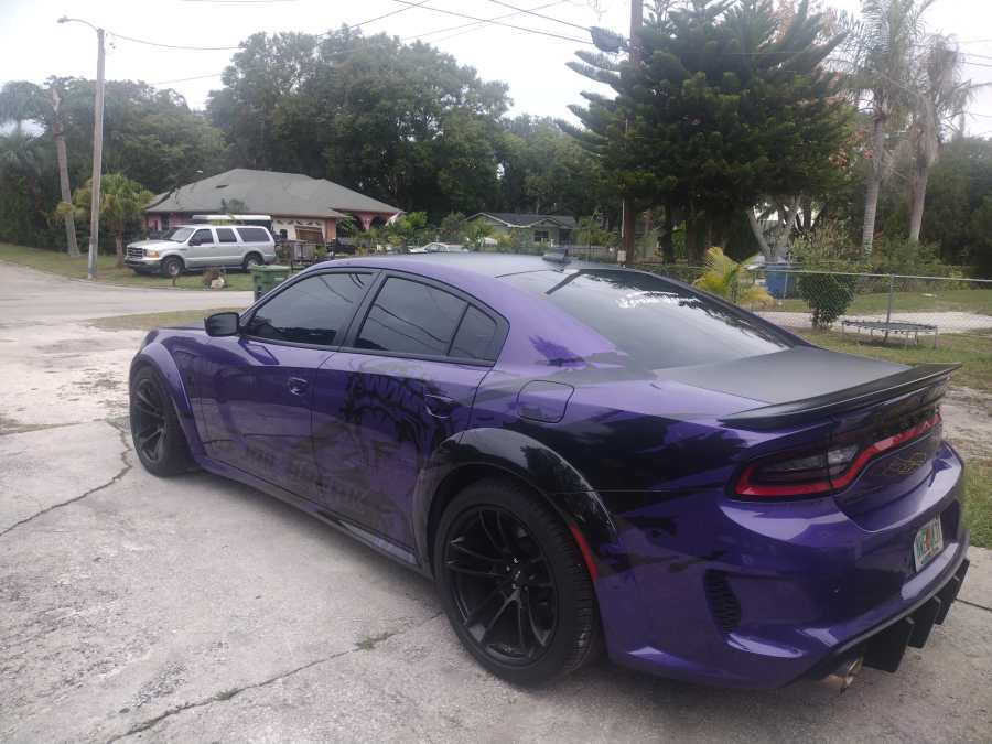 This image shows Larry Carter Jr.’s stolen 2023 limited-edition Dodge Charger SRT Hellcat Redeye Jailbreak. (Photo courtesy of Larry Carter Jr.)